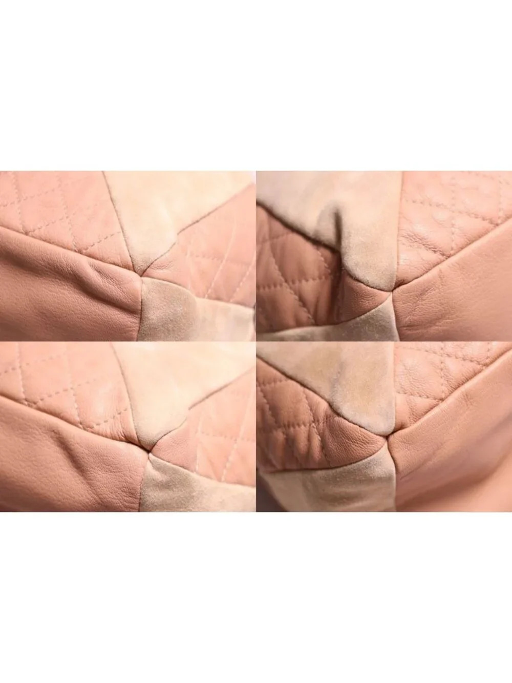 Chanel Quilted Leather Suede Shoulder